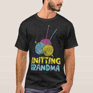 Knitting Grandma Womens Knitting appaloosa horse r T-Shirt