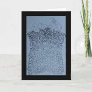 knitting hands card