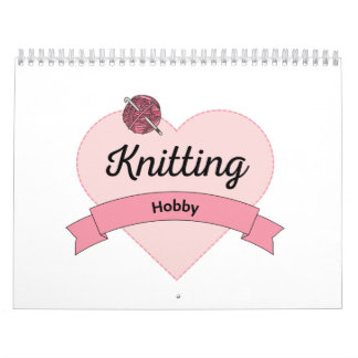 Knitting Hobby Calendar