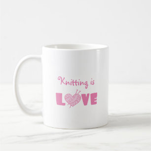 Knitting is Love Coffee Mug