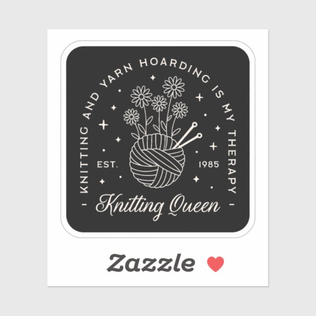 Knitting is my therapy funny yarn hoarding quotes (Sheet)