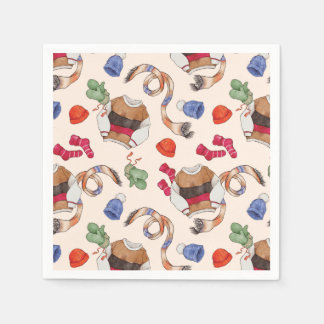 Knitting Joy (Linen) – Napkins