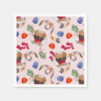 Knitting Joy (Platinum Pink) – Napkins