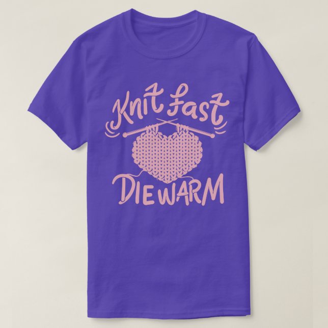 Knitting Knitter T-Shirt (Design Front)