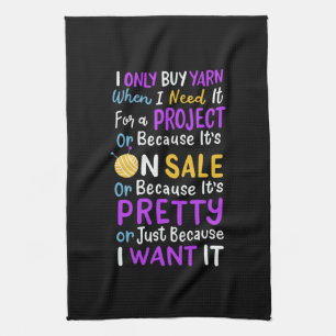 Knitting Knitting Wool Tea Towel