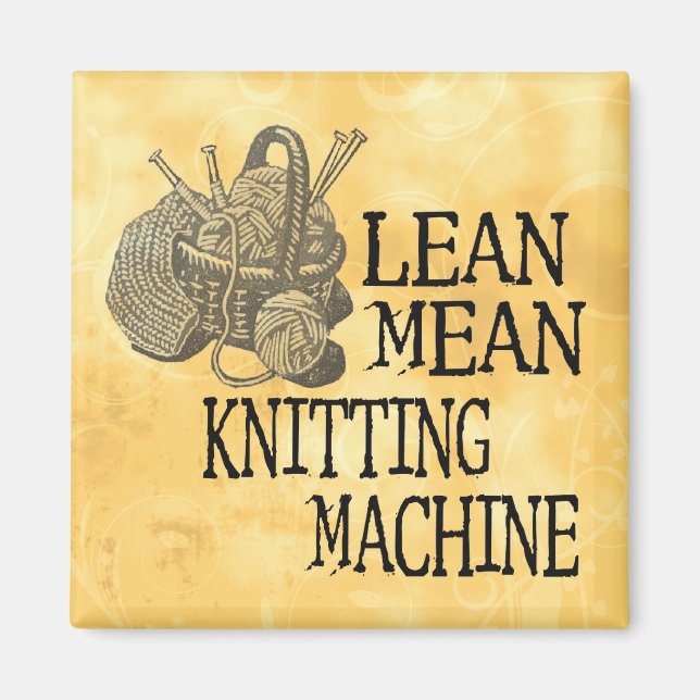Knitting Machine Magnet (Front)