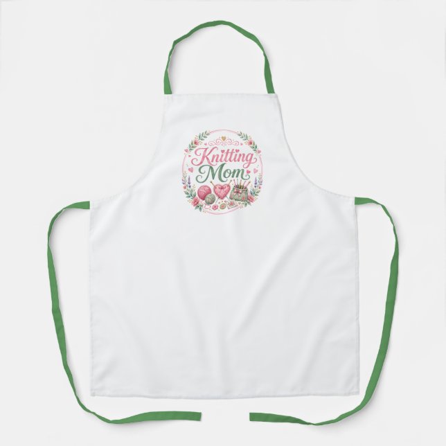 Knitting Mum Apron (Front)