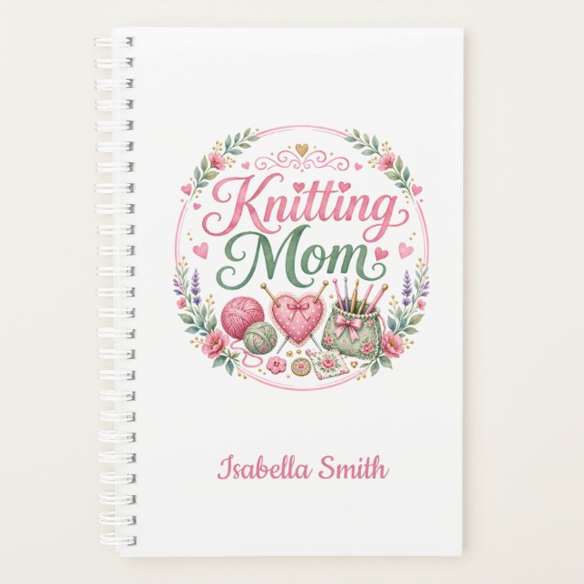Knitting Mum - Hard Cover Planner (Front)