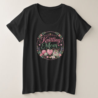 Knitting Mum - Plus Size T-Shirt
