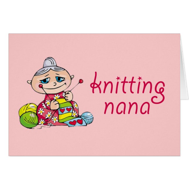 Knitting Nana (Front Horizontal)