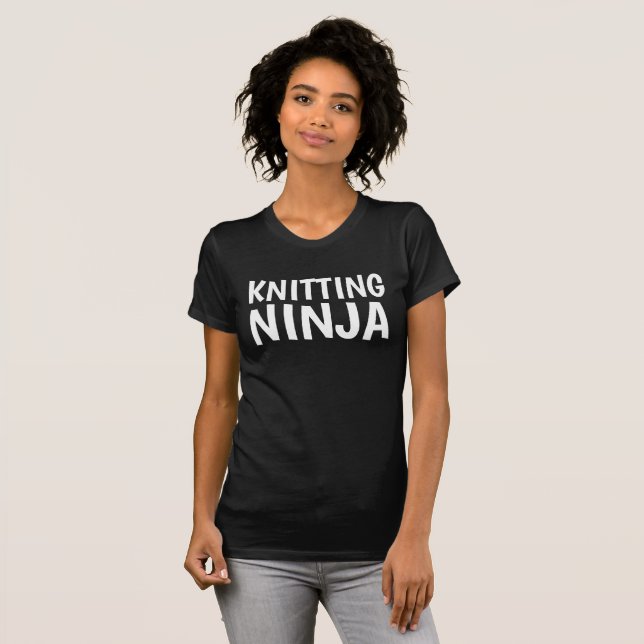 KNITTING NINJA T-SHIRT (Front Full)
