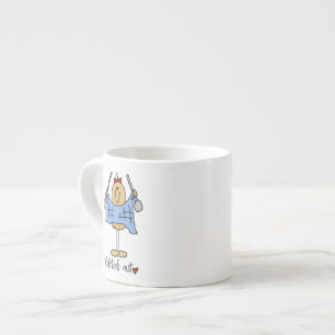 Knitting Nut T-shirts and Gifts Espresso Cup