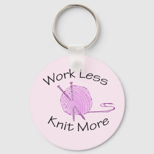 Knitting Passion Key Ring