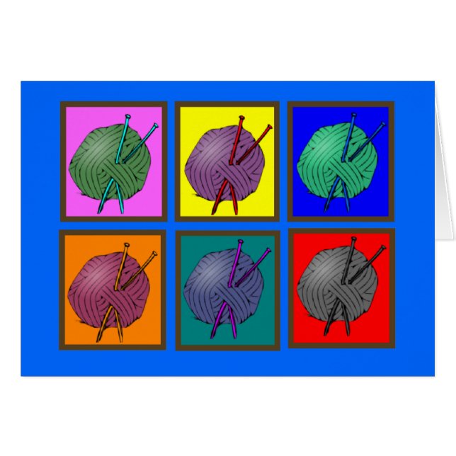 Knitting Popart Gifts (Front Horizontal)