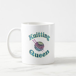 Knitting Queen Coffee Mug