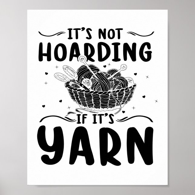 Knitting | Sewing Machine Knitter Grandma Gifts Poster (Front)