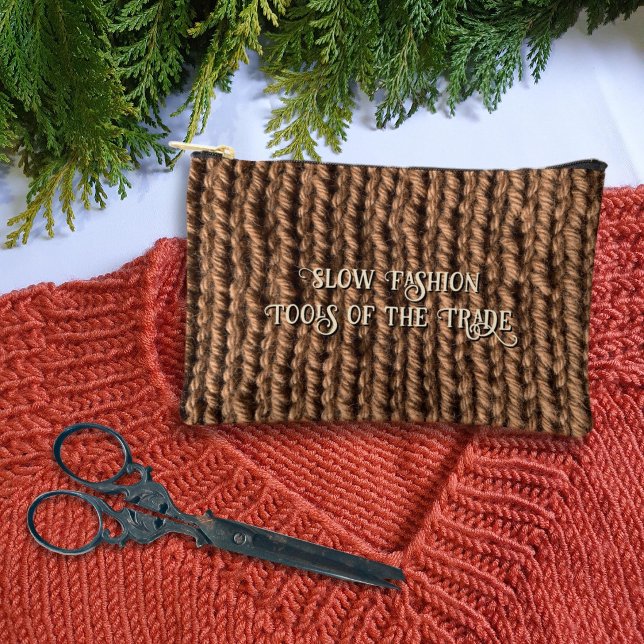 Knitting Slow Fashion Tools Custom Accessory Pouch (Creator Uploaded)
