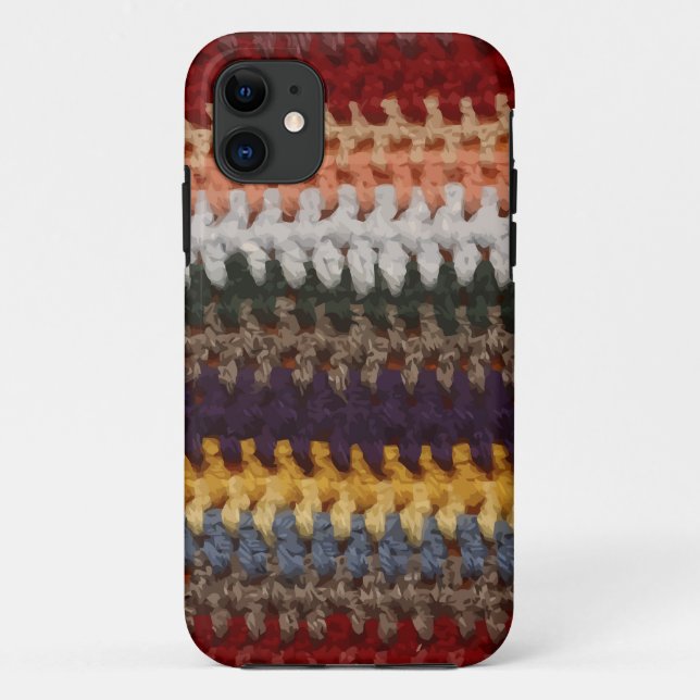 Knitting Stripes Case-Mate iPhone Case (Back)