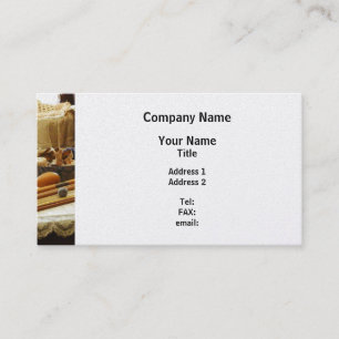 Knitting Supplies - Platinum Finish Business Card