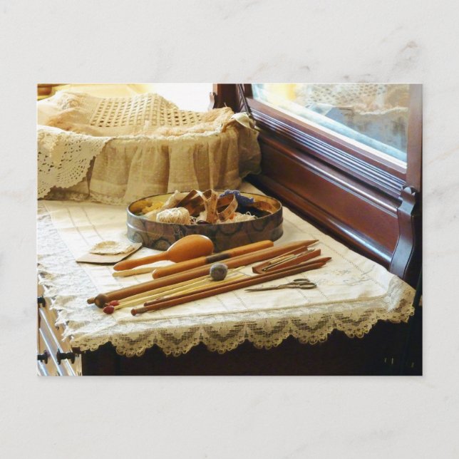 Knitting Supplies Postcard (Front)
