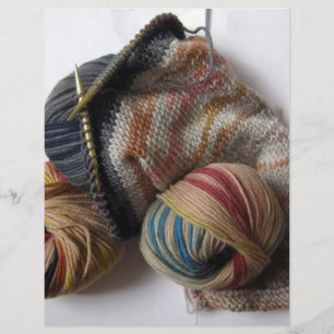 Knitting with Wool Yarn Flyer