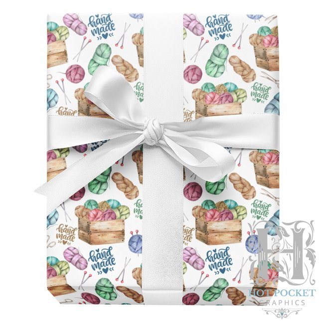 Knitting Wrapping Paper (Creator Uploaded)