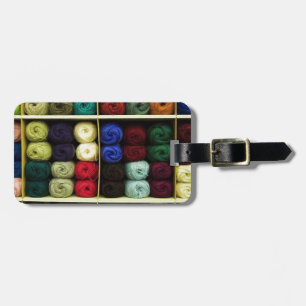 Knitting Yarn Luggage Tag