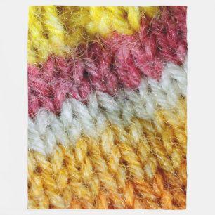 Knitware_001 Fleece Blanket