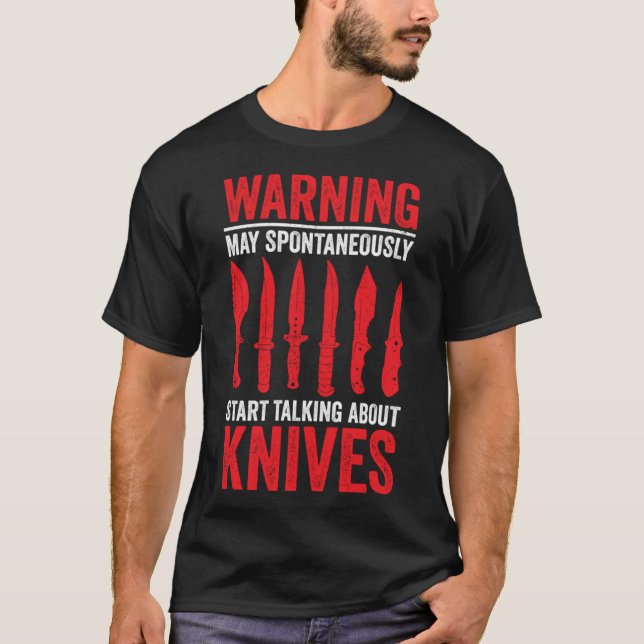 Knive Collector Talk About T-Shirt (Front)