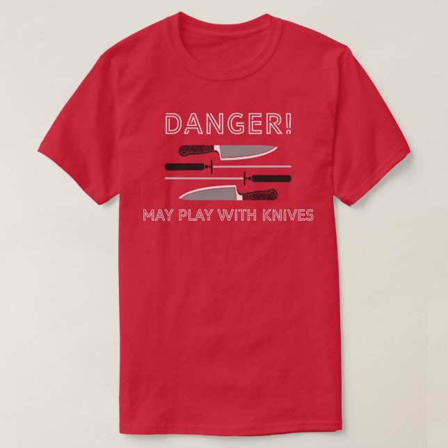Knives for Cooks T-Shirt (Design Front)