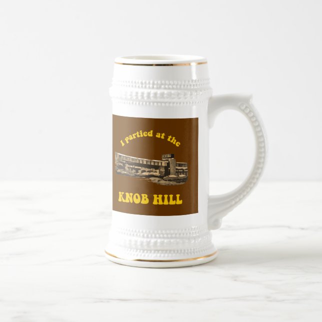 Knob Hill Beer Stein- Retro Design Beer Stein (Right)