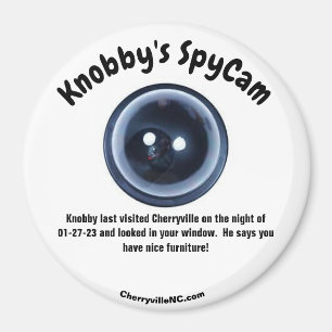 Knobby's SpyCam Cherryville magnet