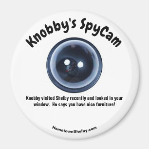 Knobby's SpyCam Shelby Fun Refrigerator Magnet
