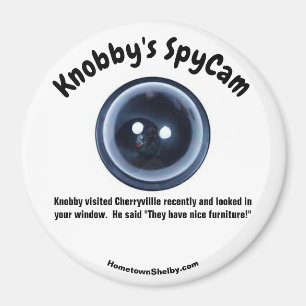 Knobby's Visited Cherryville Fun Refrigerator Magnet