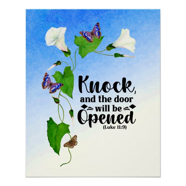 Knock and the door will be opened poster (Front)