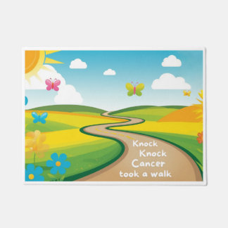 Knock, Knock Artsy Doormat 