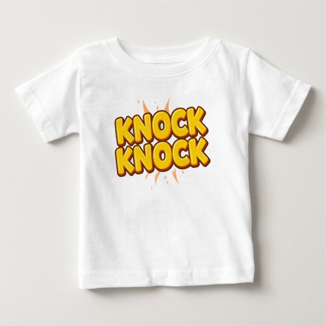 Knock knock baby T-Shirt (Front)