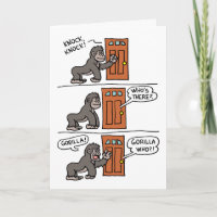 Knock Knock Gorilla Yourself A Steak