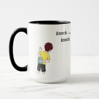 Knock knock mug