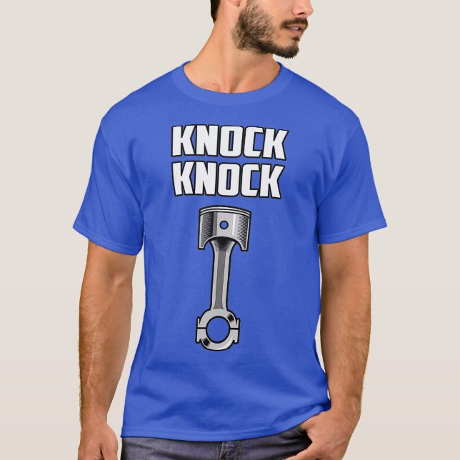 KNOCK KNOCK Piston  for men T-Shirt (Front)