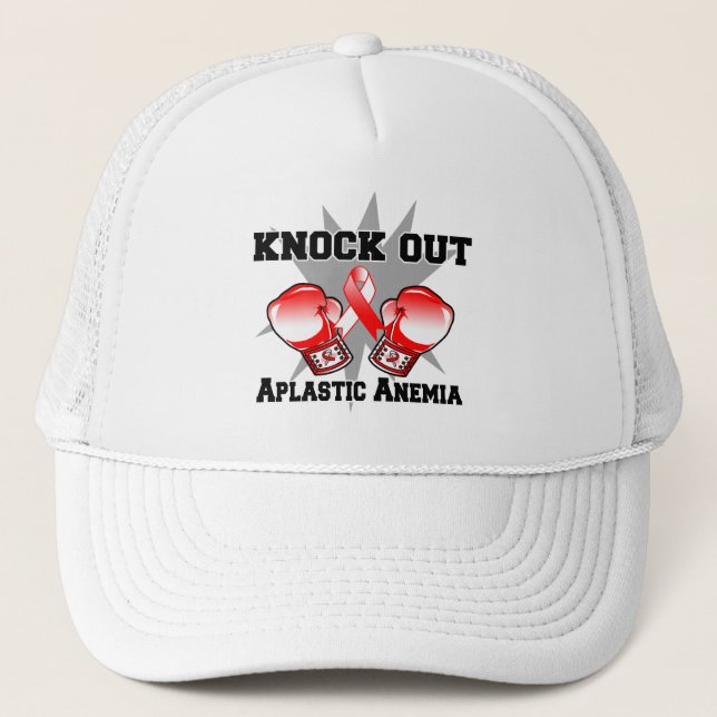 Knock Out Aplastic Anaemia Trucker Hat (Front)