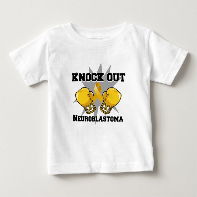 Knock Out Neuroblastoma Baby T-Shirt (Front)