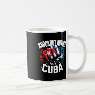 Knockout Artist From Cuba Cuban Boxing Pride Coffee Mug