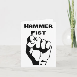 Knockout Boxing Hammer Fist  Card