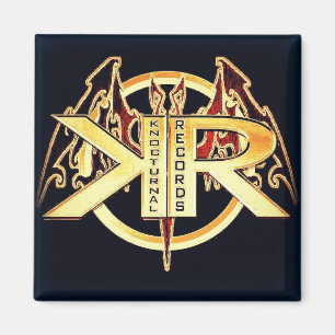 Knocturnal Records Magnet LOGO