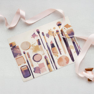 Knolling Makeup Postcard