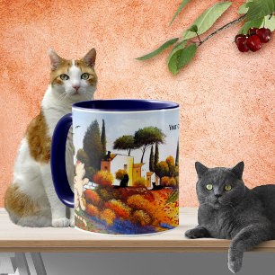 Knor in Italy Cute Artistic Cat Mug