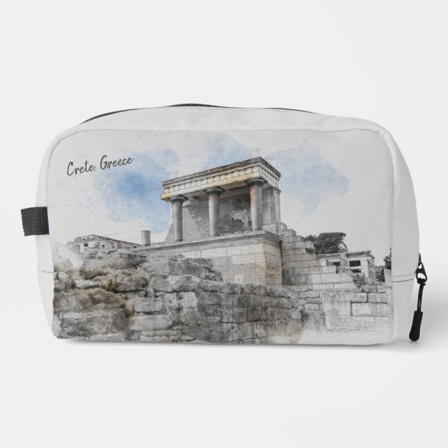  Knossos Palace, Heraklion, Crete, Greece  Dopp Kit (Front)