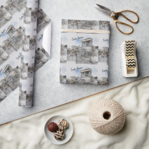  Knossos Palace, Heraklion, Crete, Greece  Wrapping Paper