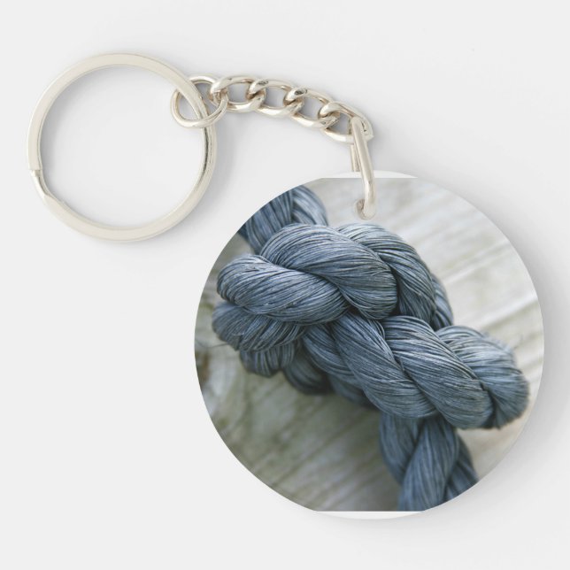 Knot Acrylic Single Sided Keychain (Front)